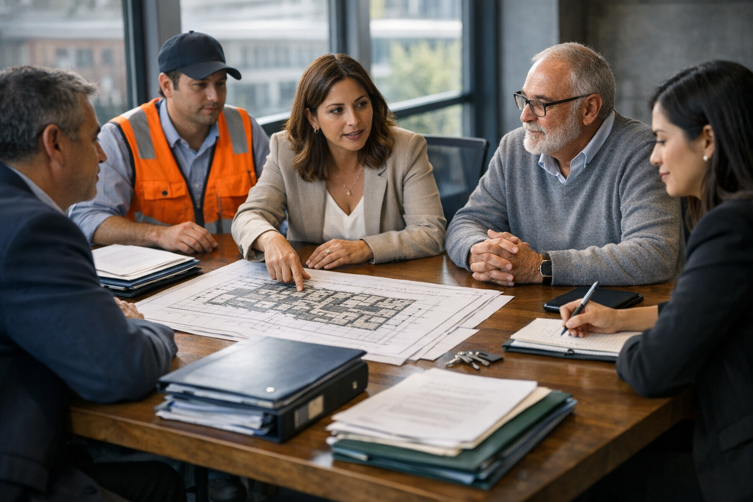 Reunión profesional de administradores de condominios en Chile vinculada a la creación de UNAC AG